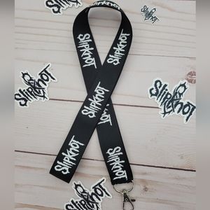 Slipknot Rock Band MUSIC Keychain Keyholder Id Badge Lanyard